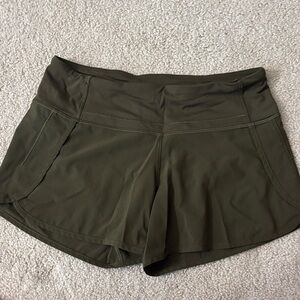Olive Green lululemon Women's Shorts
